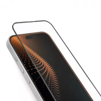 SBS Mobile Protector de pantalla de cristal templado para Apple iPhone 16 / iPhone 15 / iPhone 15 Pro - dureza 9H, resistente a arañazos, oleófobo, sin burbujas, pack de 1 TED3OSCRGLIP1661