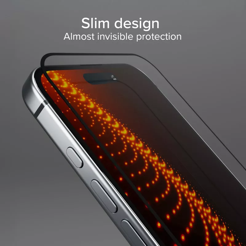 SBS Mobile Protector de pantalla de cristal templado para Apple iPhone 16 / iPhone 15 / iPhone 15 Pro - dureza 9H, resistente a arañazos, oleófobo, sin burbujas, pack de 1 TED3OSCRGLIP1661