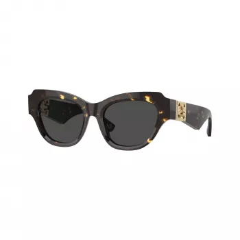 Burberry BE4423F411187 Gafas de sol de mujer, cuadradas, montura negra, lentes grises, 52mm