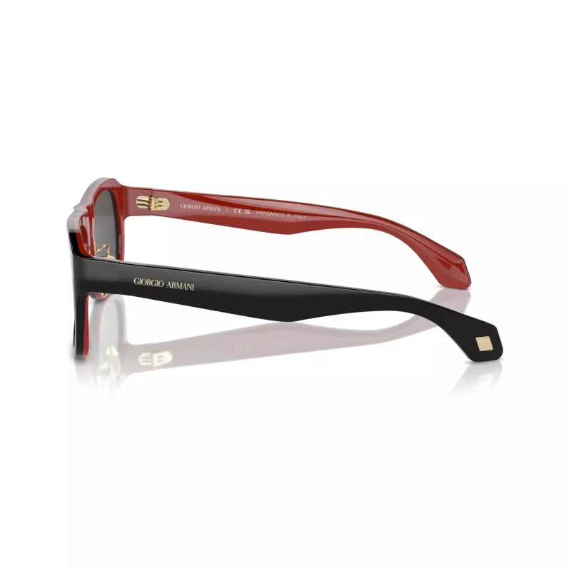 Giorgio Armani Gafas de sol de hombre cuadradas AR8209 6069B1 negro mate gris oscuro 54mm