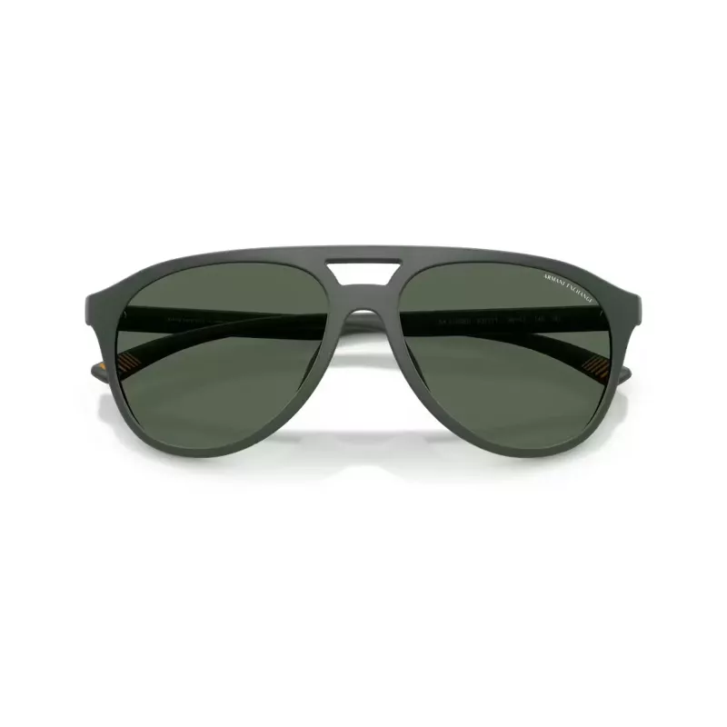 Armani Exchange AX4156SU 83777 Gafas de sol de hombre negro mate/gris oscuro 59mm