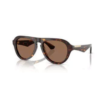 Burberry BE4437U300273 Gafas de sol de hombre, cuadradas, Havana/Marrón oscuro, 55-18-145