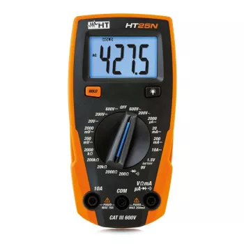 HT Instruments HT25N Multímetro digital CAT III 600V, 2000 Counts 1010170