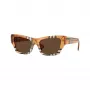 Burberry BE4441U414673 Gafas de sol de mujer, cuadradas, Havana, con lentes degradadas marrones 52/19/140 mm