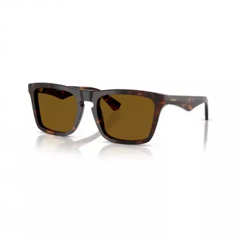 Burberry BE4434-300283 Gafas de sol de hombre, montura Havana marrón oscuro, lentes degradadas marrones, 57/20/145 mm