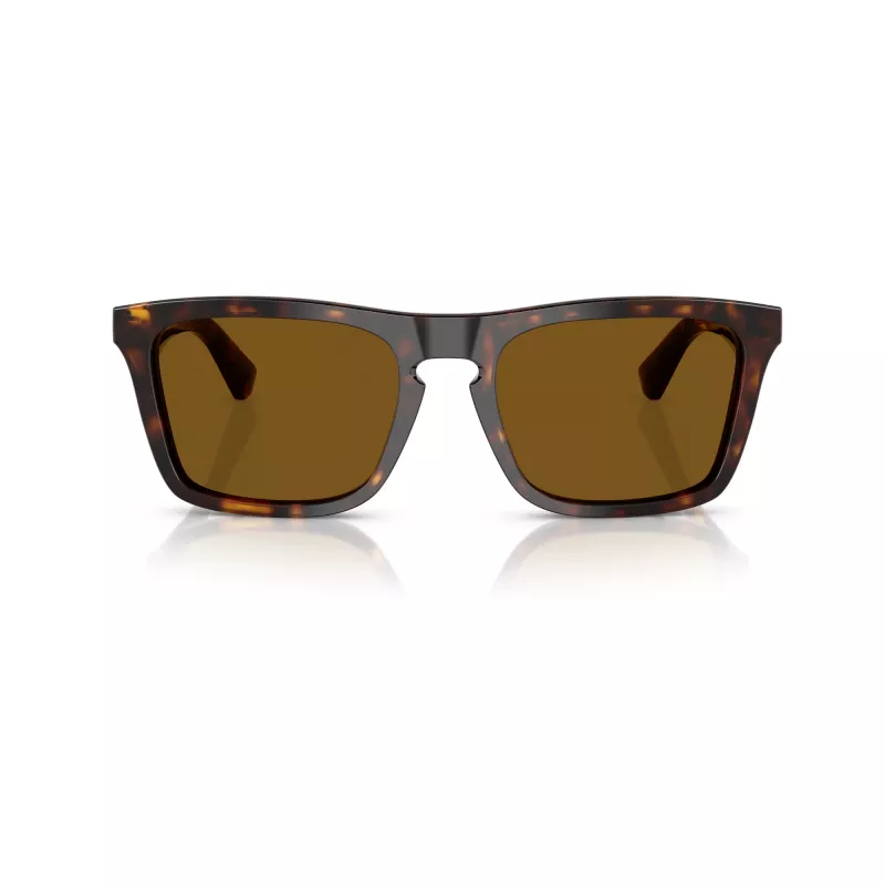 Burberry BE4434-300283 Gafas de sol de hombre, montura Havana marrón oscuro, lentes degradadas marrones, 57/20/145 mm