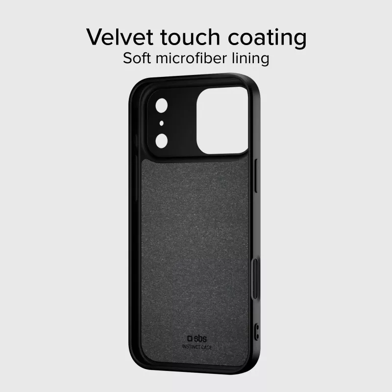 SBS Instinct Funda para Apple iPhone 17 Pro Max Negra compatible con MagSafe TEINSTMAGIP1769K