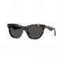 Burberry BE4435F412187 Gafas de sol cuadradas de mujer, Havana/Gris oscuro, 53mm