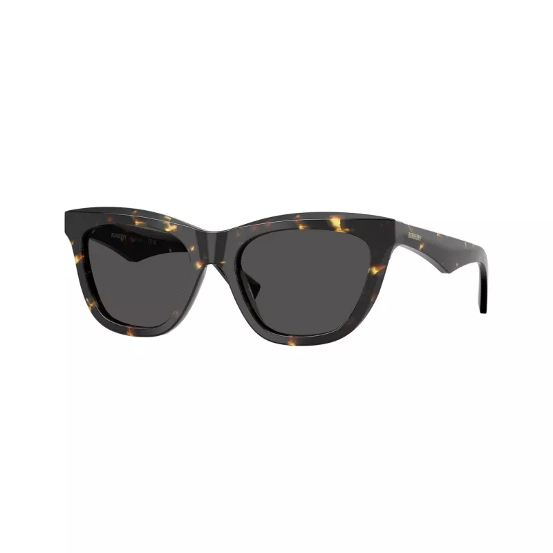 Burberry BE4435F412187 Gafas de sol cuadradas de mujer, Havana/Gris oscuro, 53mm