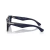 Burberry BE4439-412080 Gafas de sol de hombre, cuadradas, acetato, Havana/Gris oscuro, 51mm