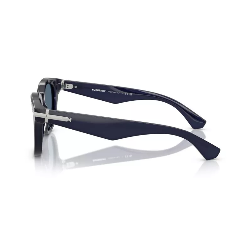 Burberry BE4439-412080 Gafas de sol de hombre, cuadradas, acetato, Havana/Gris oscuro, 51mm