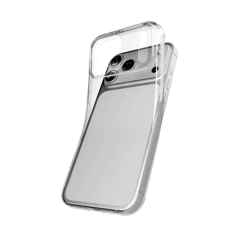 PURO Funda Apple iPhone 17 Pro Max Transparente TPU Ultra-Slim 0,3 Nude