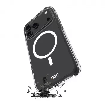 PURO Funda transparente para Apple iPhone 17 Pro Max con MagSafe - Blanco