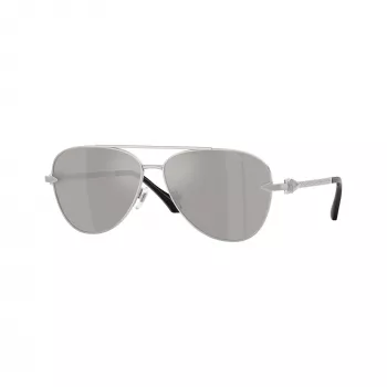 Versace VE2283-10006G Gafas de sol de hombre estilo aviador Negro/Gris espejado 61mm