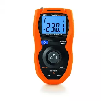 HT Instruments Flashmeter Multímetro digital, impermeable (IP67), CAT IV 600V, 4000 Counts, True RMS 1010605