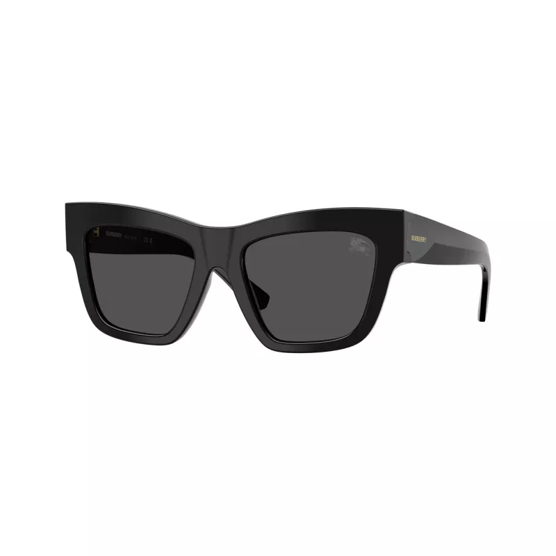 Burberry BE4449F300187 Gafas de sol Cat-Eye de mujer, montura negra, lentes grises, 53/19/140 mm