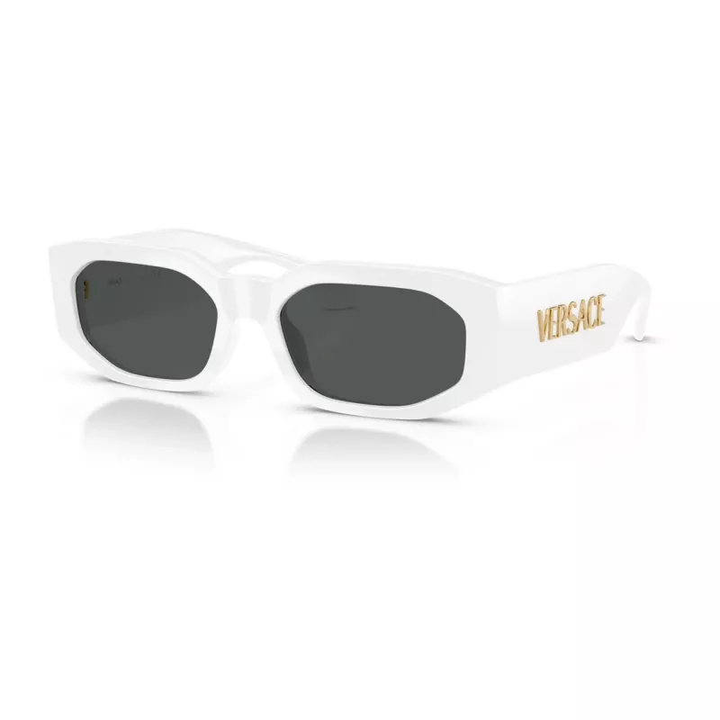 Versace Gafas de sol unisex VE4489U31487 Negro/Gris 55-18-145