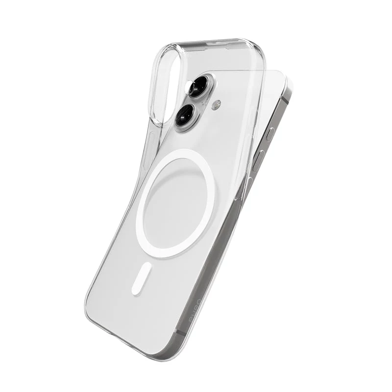 Puro Icon Mag Funda MagSafe transparente para Apple iPhone 17 (6,3