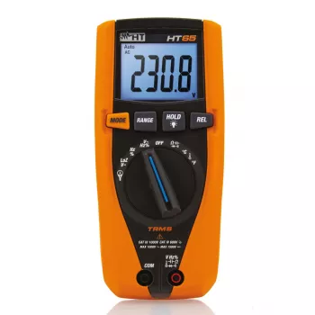HT Instruments HT65 Multímetro digital CAT III 1000V CAT IV 600V 4000 cuentas 1010345