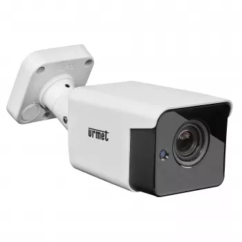 Grothe Cámara AHD Bullet PLUS objetivo varifocal 2,7-12mm 1080p Full HD cámara de vigilancia para exterior con visión nocturna IR 40m, carcasa metálica IP66, 1096/406
