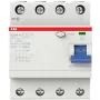 ABB F204AS-63/0.3 Interruptor diferencial 4P 63A 300mA Tipo A 2CSF204201R3630