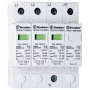 Finder 7P.24.8.275.K110 Tipo 2 protector contra sobretensiones para instalaciones fotovoltaicas, 3 polos, 1100 V DC, 20 kA (8/20 µs), carril DIN
