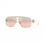 Gafas de sol Versace VE2269-10027E para mujer, montura dorada pálida, lentes marrones degradadas, 60/14/140 mm