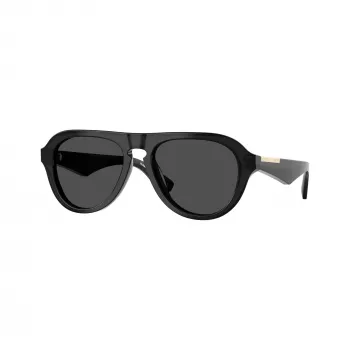 Gafas de sol rectangulares Burberry para hombre BE4437U, Havana/gris oscuro, 55mm BE4437U411287