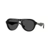 Gafas de sol rectangulares Burberry para hombre BE4437U, Havana/gris oscuro, 55mm BE4437U411287
