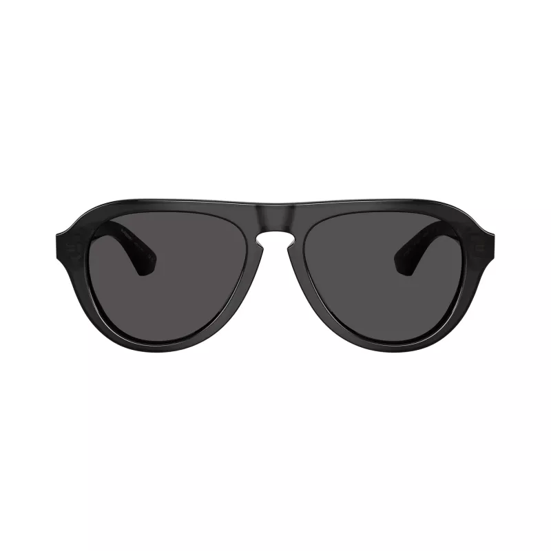 Gafas de sol rectangulares Burberry para hombre BE4437U, Havana/gris oscuro, 55mm BE4437U411287