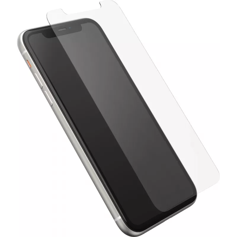 Protector de pantalla Alpha Glass OtterBox para Apple iPhone 11 / XR – vidrio templado, dureza 9H, resistente a arañazos, resistente a roturas, compatible con funda, instalación sencilla 77-65975
