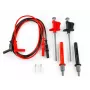 HT Instruments 425 set de cables de prueba, CAT IV 600V / CAT III 1000V, 1,5 m, 16 A, conectores banana 4mm con protección de contacto, rojo/negro 1003040