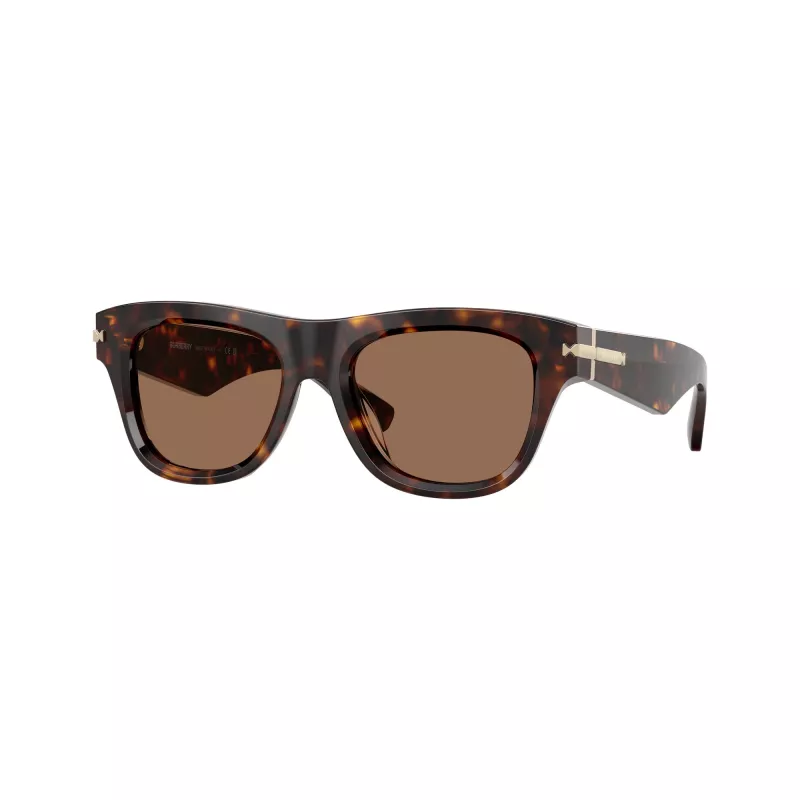 Gafas de sol Burberry para hombre BE4438U300273, montura Havana, lentes marrones degradadas, 53/19/145 mm