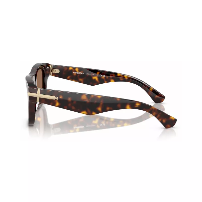 Gafas de sol Burberry para hombre BE4438U300273, montura Havana, lentes marrones degradadas, 53/19/145 mm