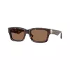 Burberry BE4443-300273 gafas de sol para mujer cat eye, montura Havana, lentes marrones degradadas, 55mm