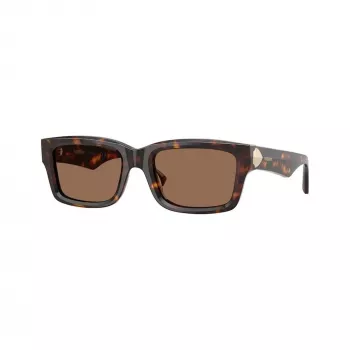 Burberry BE4443-300273 gafas de sol para mujer cat eye, montura Havana, lentes marrones degradadas, 55mm