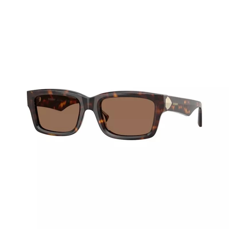 Burberry BE4443-300273 gafas de sol para mujer cat eye, montura Havana, lentes marrones degradadas, 55mm