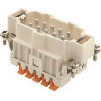 ILME CSHM10 inserto macho 10P+PE Plata SQUICH 16A 500V tamaño 57.27