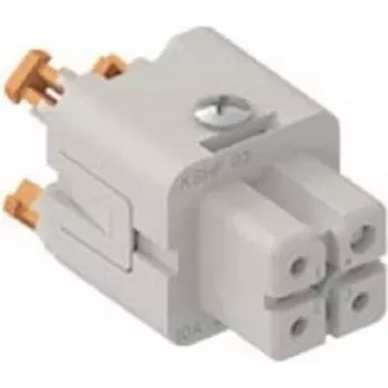 ILME CKSHF03 inserto hembra 3P+PE Plata SQUICH 10A 400V