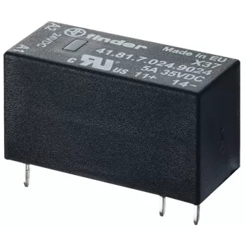 Finder 41.81.7.024.9024 relé de estado sólido optoacoplador 5A DC 24V