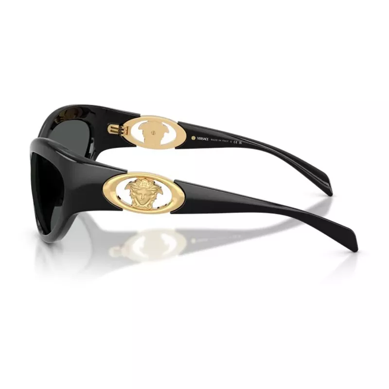 Versace VE4485-GB1-87 gafas de sol para mujer Negro/Gris 59mm