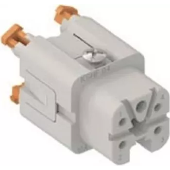 ILME CKSHF04 inserto hembra 4P+PE Plata SQUICH 10A 400V tamaño 21.21