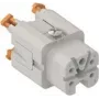 ILME CKSHF04 inserto hembra 4P+PE Plata SQUICH 10A 400V tamaño 21.21