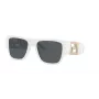Versace VE4403-314-87 gafas de sol para mujer cat eye, lentes grises, 57mm