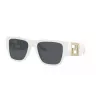 Versace VE4403-314-87 gafas de sol para mujer cat eye, lentes grises, 57mm