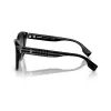Burberry BE439130018G5 gafas de sol para mujer, cuadradas, acetato, montura negra, lentes grises degradadas, 54mm