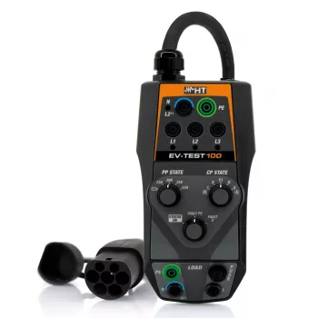 HT Instruments EV-TEST100 Adaptador de prueba para estación de carga EV Type 2 Mode 3 1010960