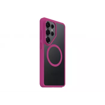 OtterBox React Series Funda para Samsung Galaxy S26 Ultra – Transparente/Rosa con MagSafe 77-99946