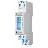 Finder 7M.24.8.230.0010 Contador de energía monofásico MID, conexión directa, 100 A, clase B, carril DIN, salida de impulso S0