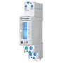 Finder 7M.24.8.230.0010 Contador de energía monofásico MID, conexión directa, 100 A, clase B, carril DIN, salida de impulso S0